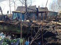 Демонтаж старого дома и планировка участка