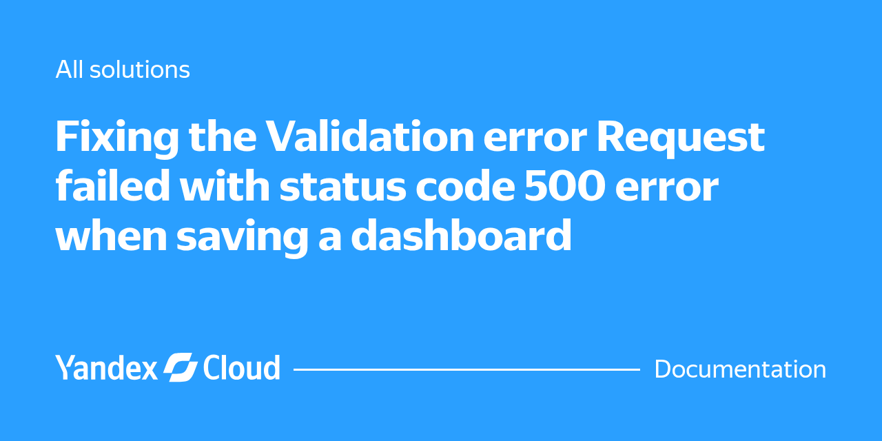 Fixing the Validation error Request failed with status code 500 error ...