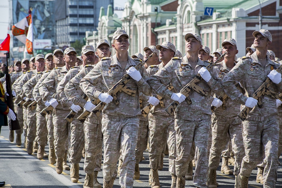 Карта парада 9 мая новосибирск