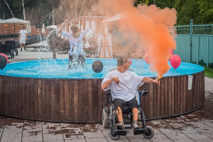 Фото «Особенный ТИП»: как новосибирец в инвалидном кресле умудряется заниматься экстримом 72