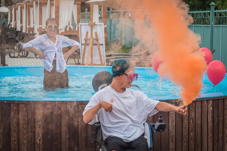 Фото «Особенный ТИП»: как новосибирец в инвалидном кресле умудряется заниматься экстримом 74