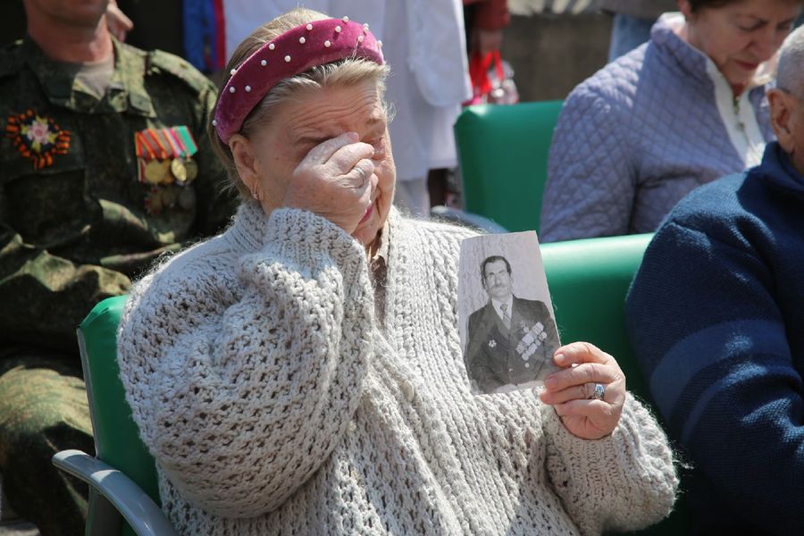 Фото В Новосибирском областном клиническом госпитале ветеранов-пациентов поздравили с 77-летием Победы 2
