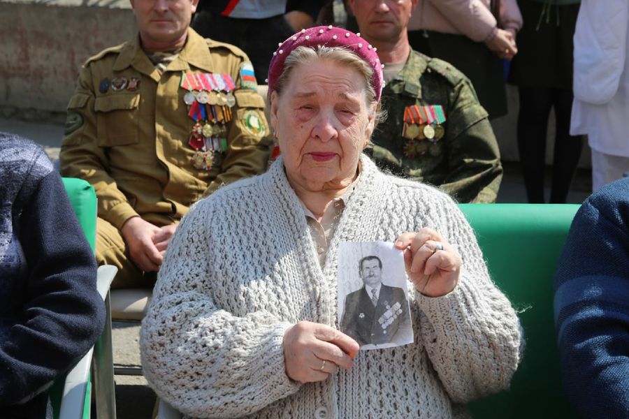 Фото В Новосибирском областном клиническом госпитале ветеранов-пациентов поздравили с 77-летием Победы 19