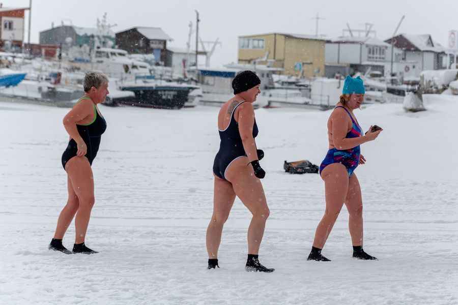 Фото Двенадцать с половиной метров холода: моржи Новосибирской области открыли сезон 28