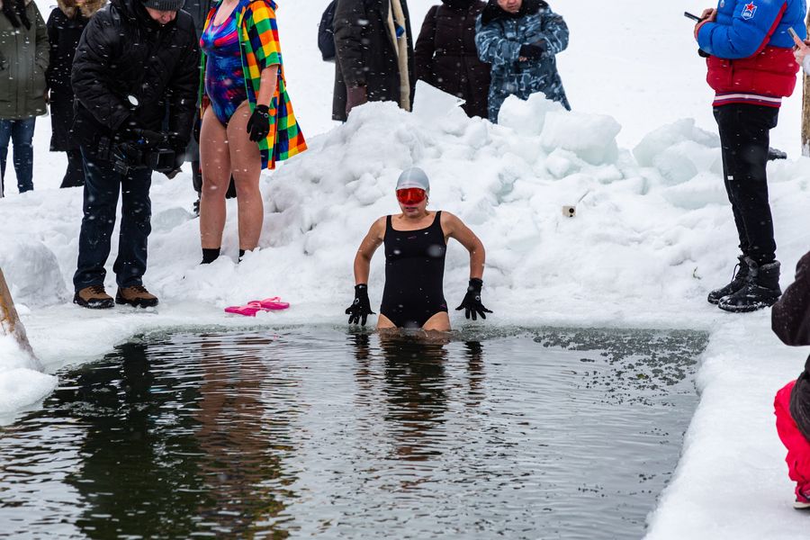 Фото Двенадцать с половиной метров холода: моржи Новосибирской области открыли сезон 31
