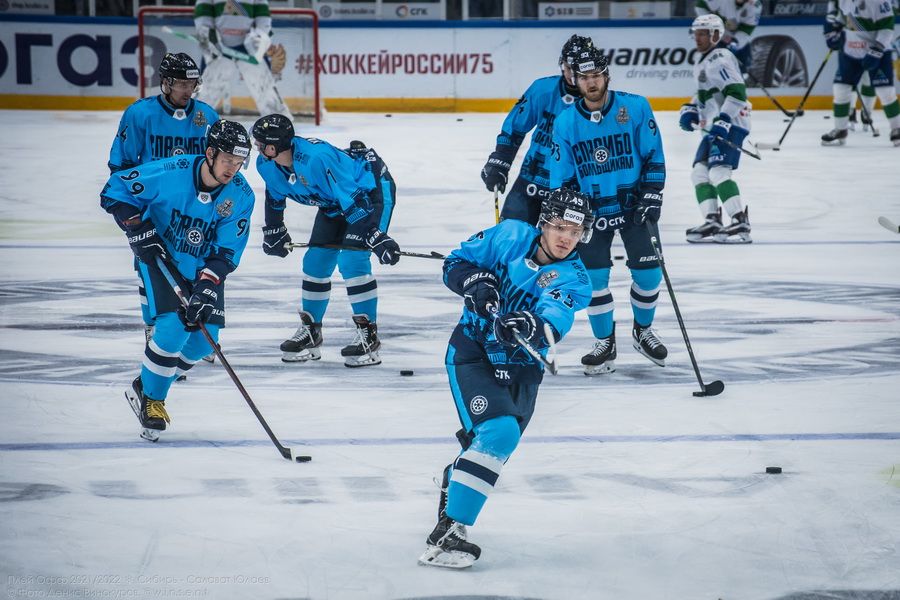 Фото Хоккейная «Сибирь» победила «Салават Юлаев» на третьем матче в плей-офф 145