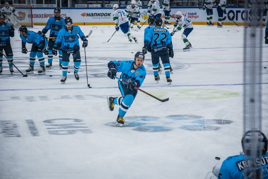 Фото Хоккейная «Сибирь» победила «Салават Юлаев» на третьем матче в плей-офф 144