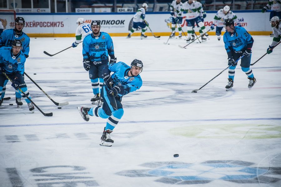 Фото Хоккейная «Сибирь» победила «Салават Юлаев» на третьем матче в плей-офф 142
