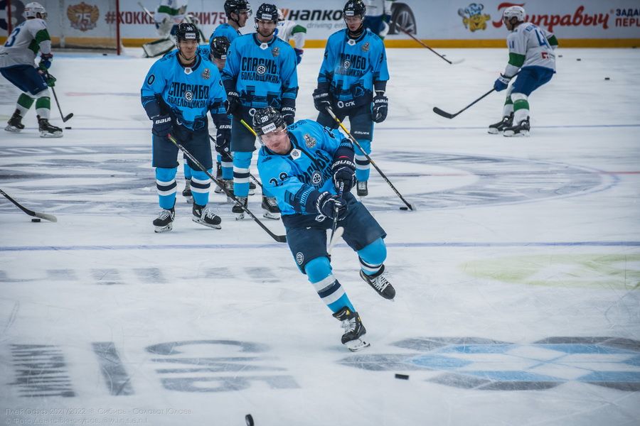 Фото Хоккейная «Сибирь» победила «Салават Юлаев» на третьем матче в плей-офф 137
