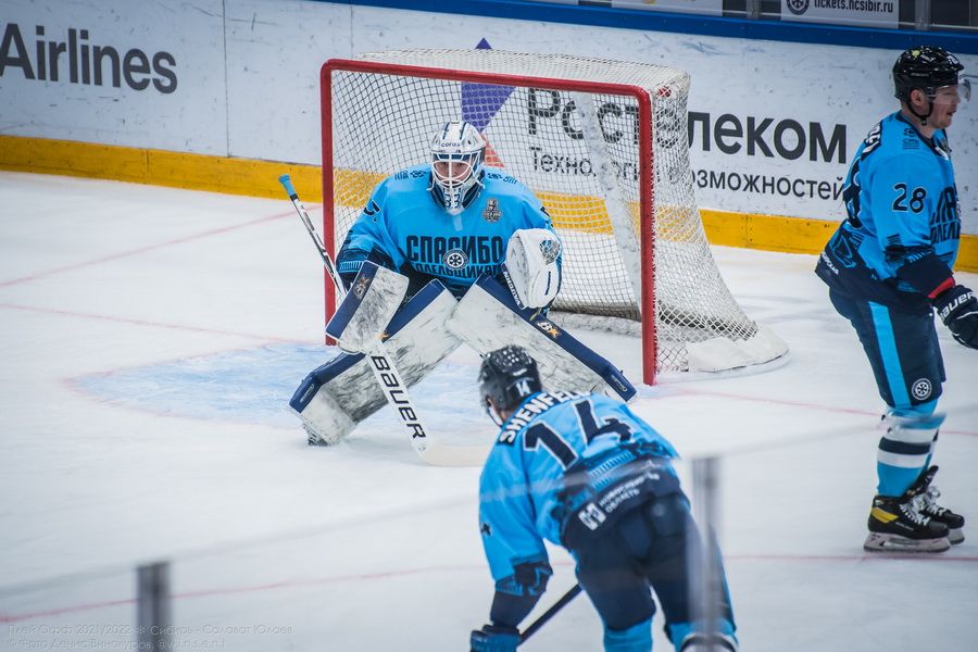 Фото Хоккейная «Сибирь» победила «Салават Юлаев» на третьем матче в плей-офф 130