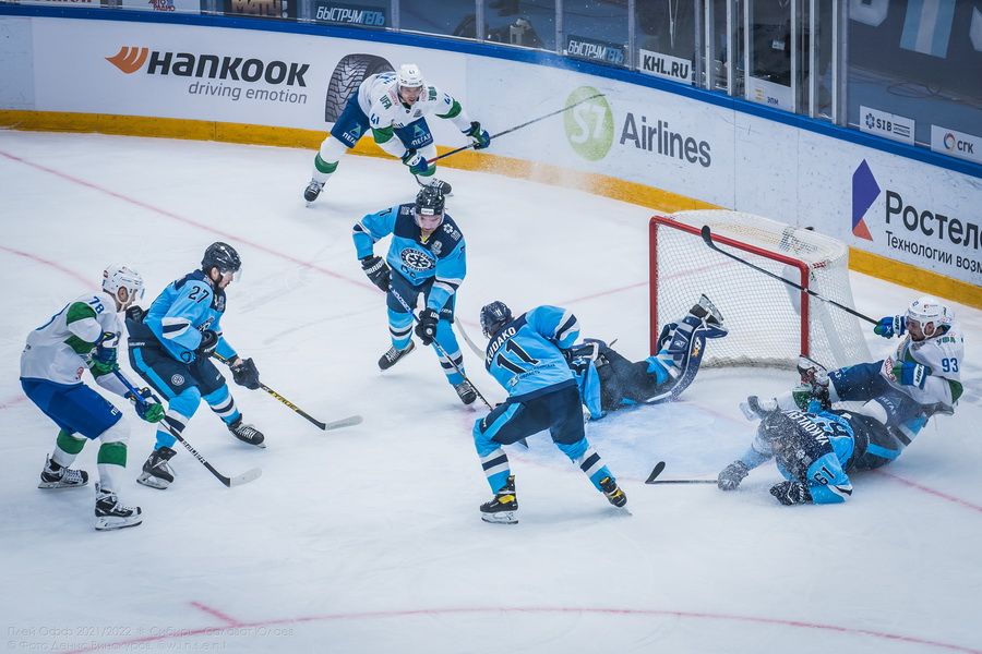 Фото Хоккейная «Сибирь» победила «Салават Юлаев» на третьем матче в плей-офф 99