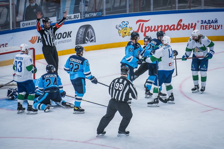 Фото Хоккейная «Сибирь» победила «Салават Юлаев» на третьем матче в плей-офф 79