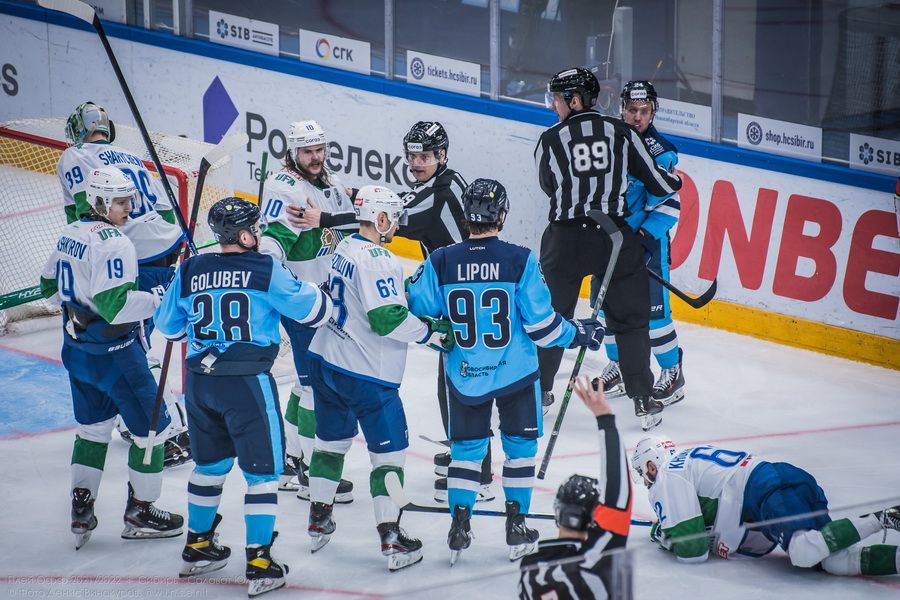 Фото Хоккейная «Сибирь» победила «Салават Юлаев» на третьем матче в плей-офф 60