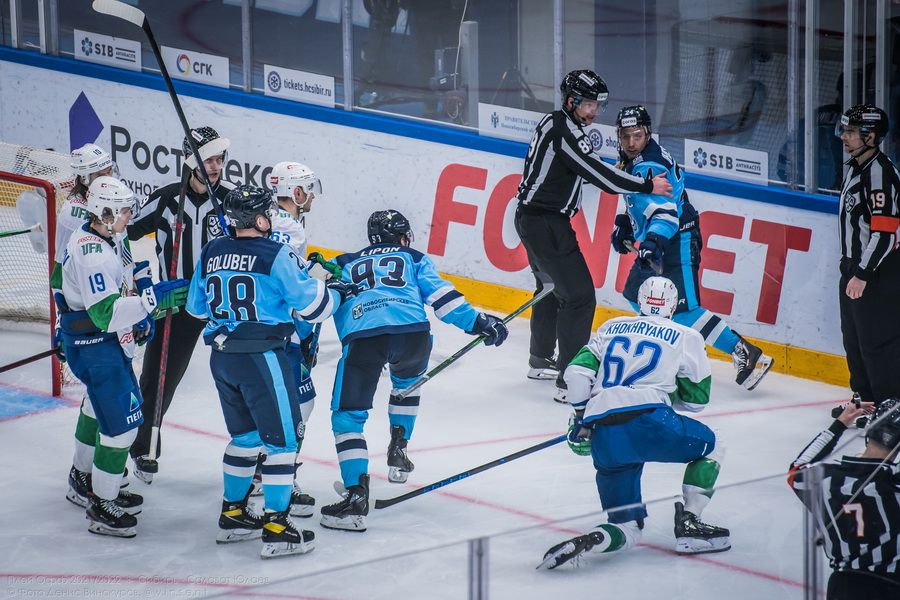 Фото Хоккейная «Сибирь» победила «Салават Юлаев» на третьем матче в плей-офф 59