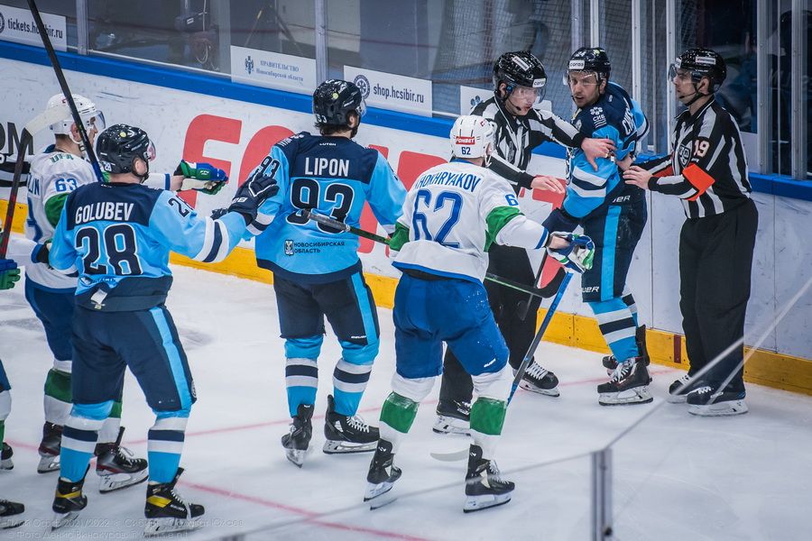 Фото Хоккейная «Сибирь» победила «Салават Юлаев» на третьем матче в плей-офф 58
