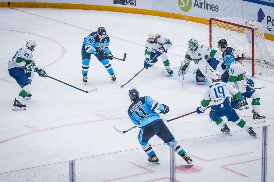 Фото Хоккейная «Сибирь» победила «Салават Юлаев» на третьем матче в плей-офф 51