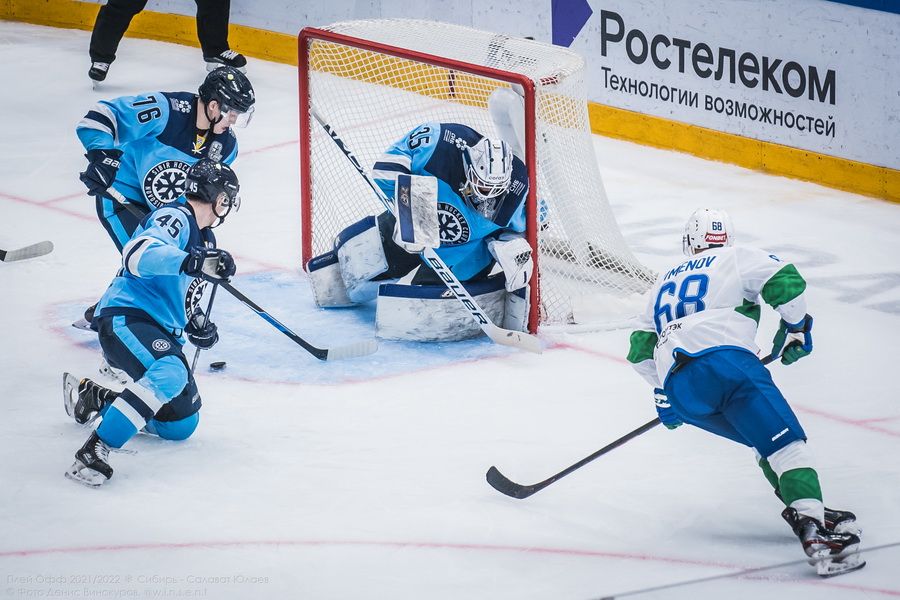 Фото Хоккейная «Сибирь» победила «Салават Юлаев» на третьем матче в плей-офф 34