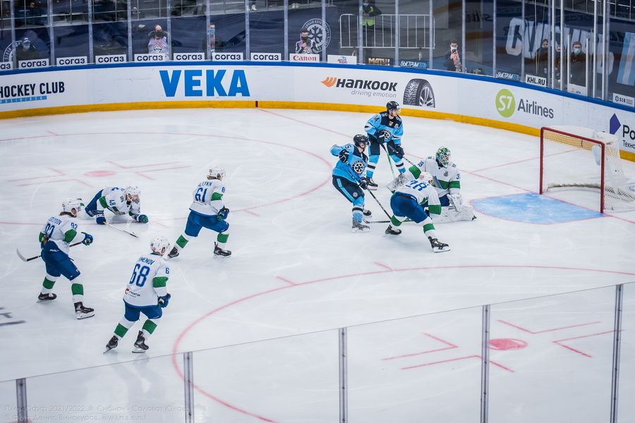 Фото Хоккейная «Сибирь» победила «Салават Юлаев» на третьем матче в плей-офф 29