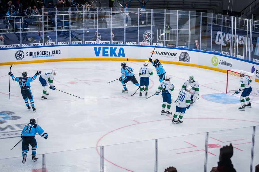 Фото Хоккейная «Сибирь» победила «Салават Юлаев» на третьем матче в плей-офф 24