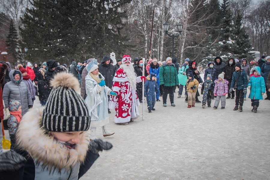 Фото «Мотивы Сибири»: в Новосибирске выбрали лучшую снежную скульптуру 44