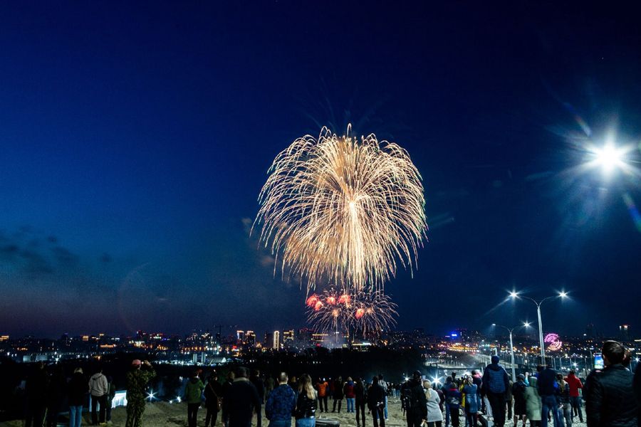 Фото И грянула Победа: праздничный салют 9 мая запустили в Новосибирске 22