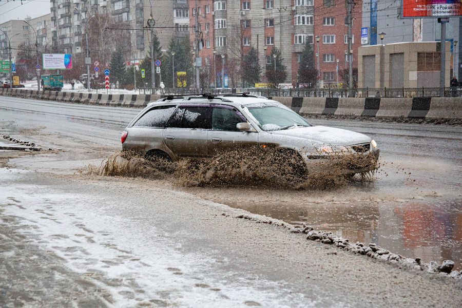 Фото Каша под ногами: как Новосибирск превратился в город-лужу 34