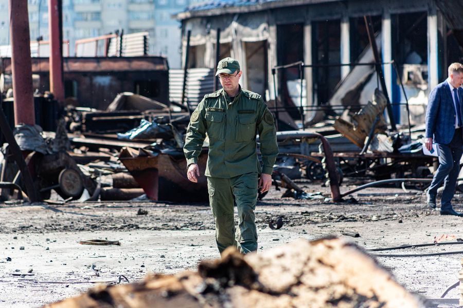 Фото Чёрный понедельник: АГЗС в Новосибирске превратилась в пепелище 13