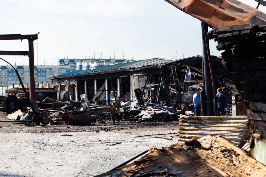 Фото Чёрный понедельник: АГЗС в Новосибирске превратилась в пепелище 25