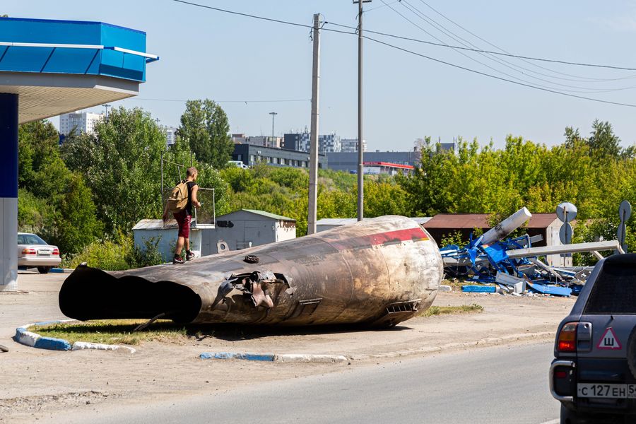 Фото Чёрный понедельник: АГЗС в Новосибирске превратилась в пепелище 36
