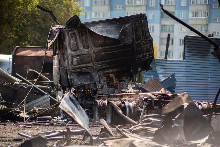 Фото Чёрный понедельник: АГЗС в Новосибирске превратилась в пепелище 72