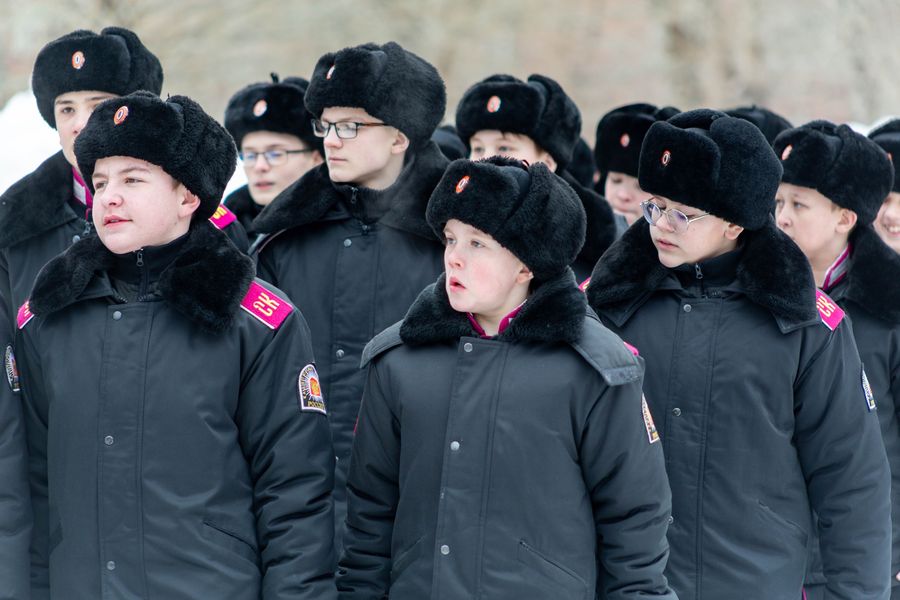 Фото Новосибирские кадеты приняли участие в параде в честь Дня защитника Отечества 2