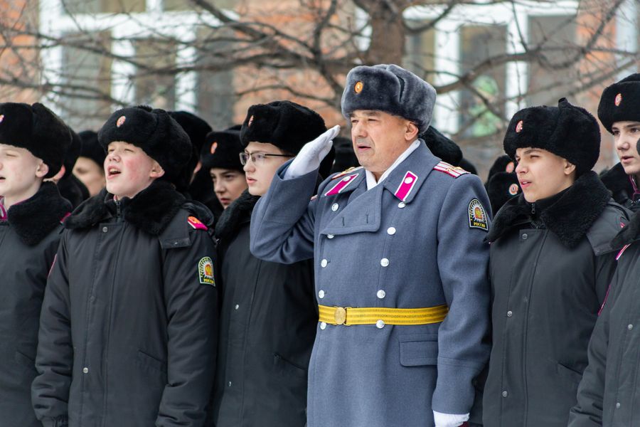 Фото Новосибирские кадеты приняли участие в параде в честь Дня защитника Отечества 25