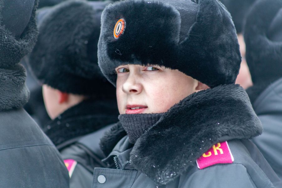 Фото Новосибирские кадеты приняли участие в параде в честь Дня защитника Отечества 37