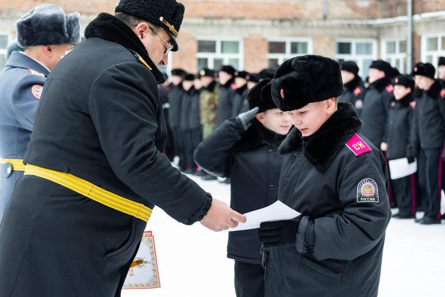 Фото Новосибирские кадеты приняли участие в параде в честь Дня защитника Отечества 50