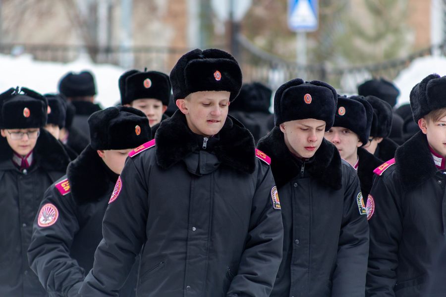 Фото Новосибирские кадеты приняли участие в параде в честь Дня защитника Отечества 18
