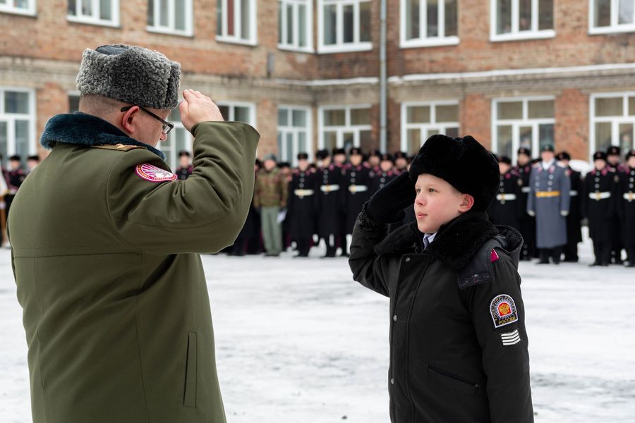Новосибирск 18 ноября. Новосиб кадетский корпус, эмблема.