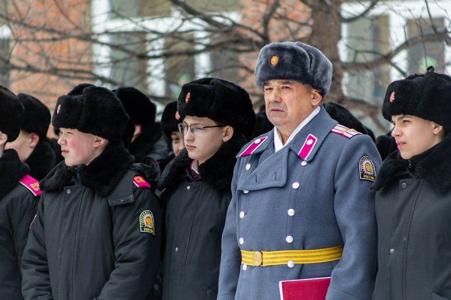 Фото Новосибирские кадеты приняли участие в параде в честь Дня защитника Отечества 21