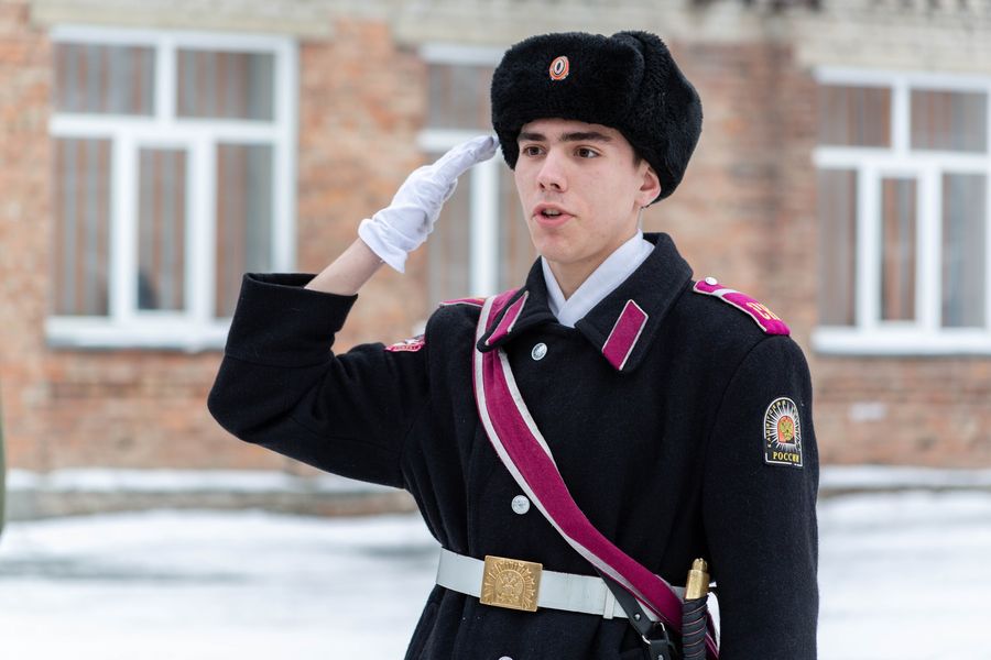 Фото Новосибирские кадеты приняли участие в параде в честь Дня защитника Отечества 26