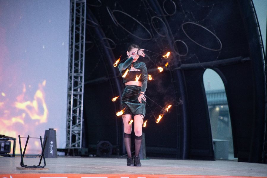 Фото «Огни Сибири»: в Новосибирске прошло горячее файер-шоу 3