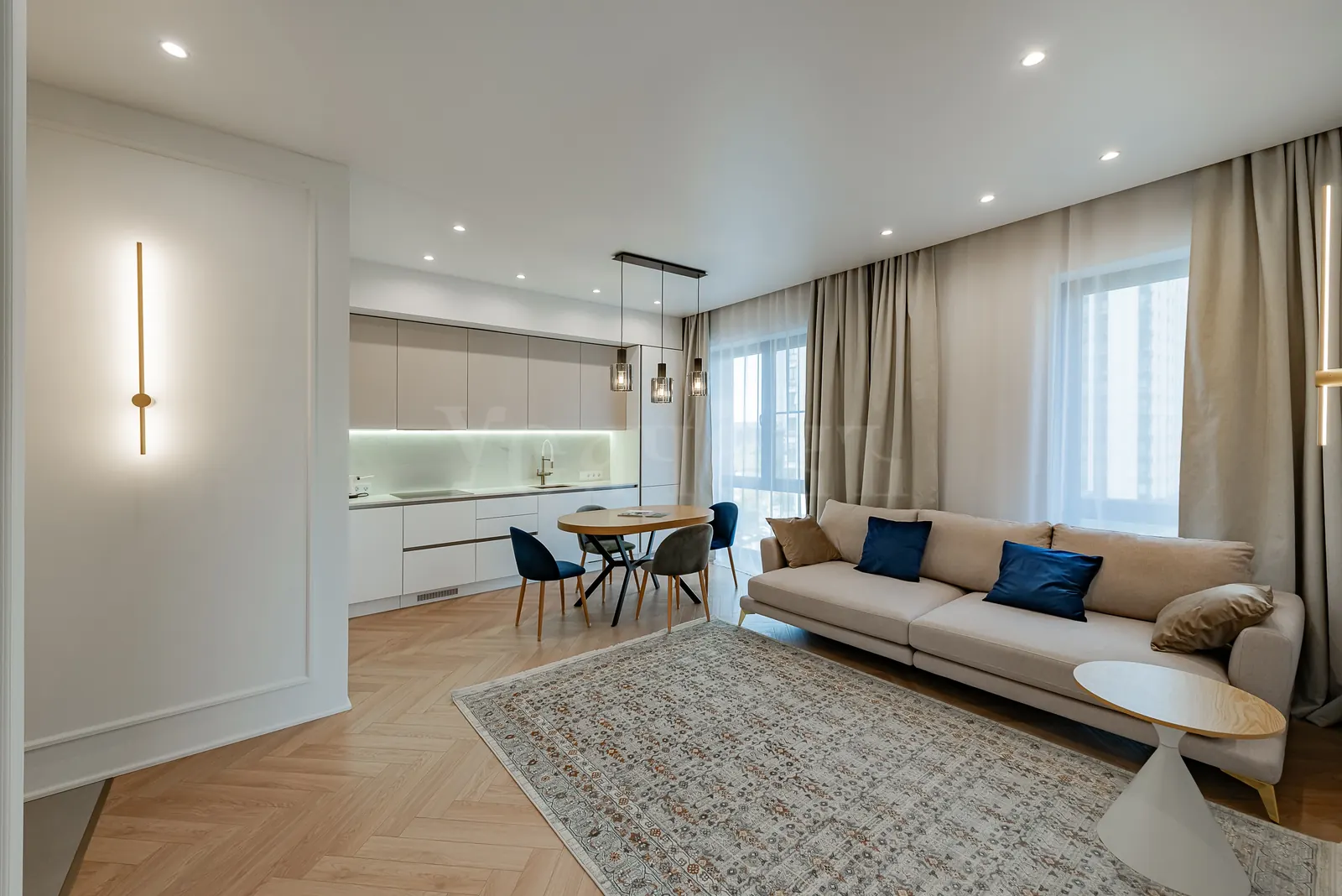 3-комнатная квартира 64,3 м² в ЖК «Левел Павелецкая Сити»
