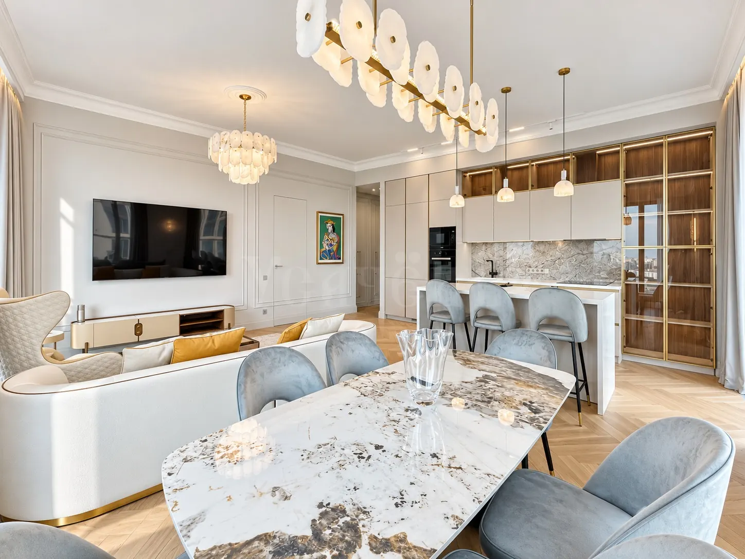 3-комнатная квартира 134,4 м² в ЖК «Прайм Парк»