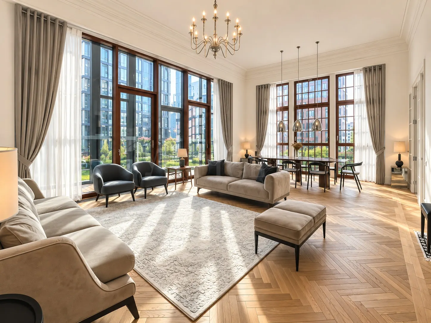 5-комнатная квартира 338 м² в ЖК «Садовые кварталы»