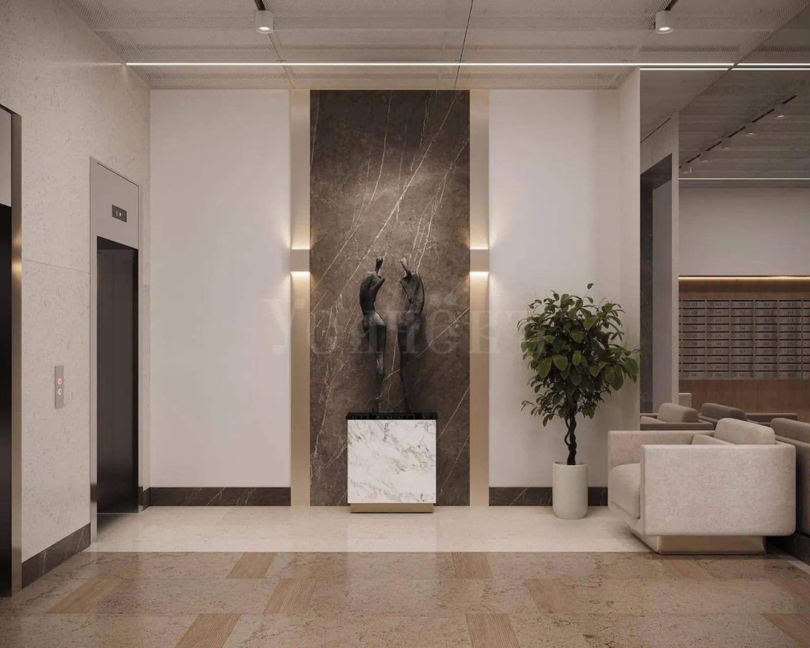 4-комнатная квартира 150,5 м² в ЖК «Sky House»