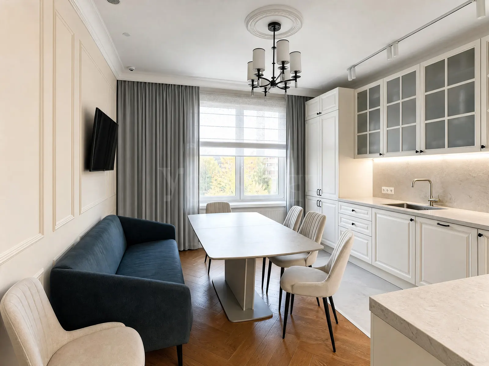 3-комнатная квартира 144,7 м² в ЖК «Воробьевы Горы»