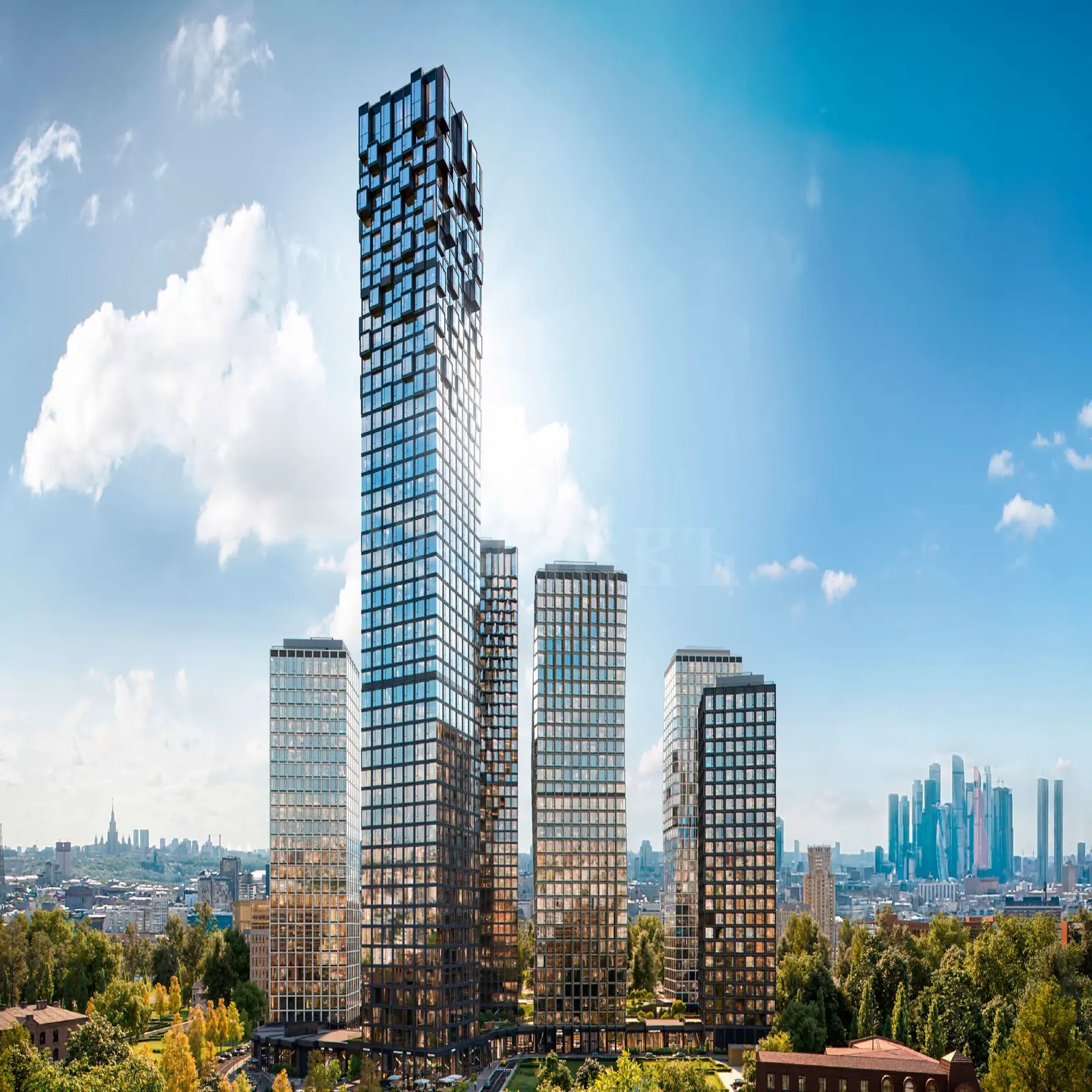 3-комнатная квартира 72,3 м² в ЖК «HIGH LIFE»