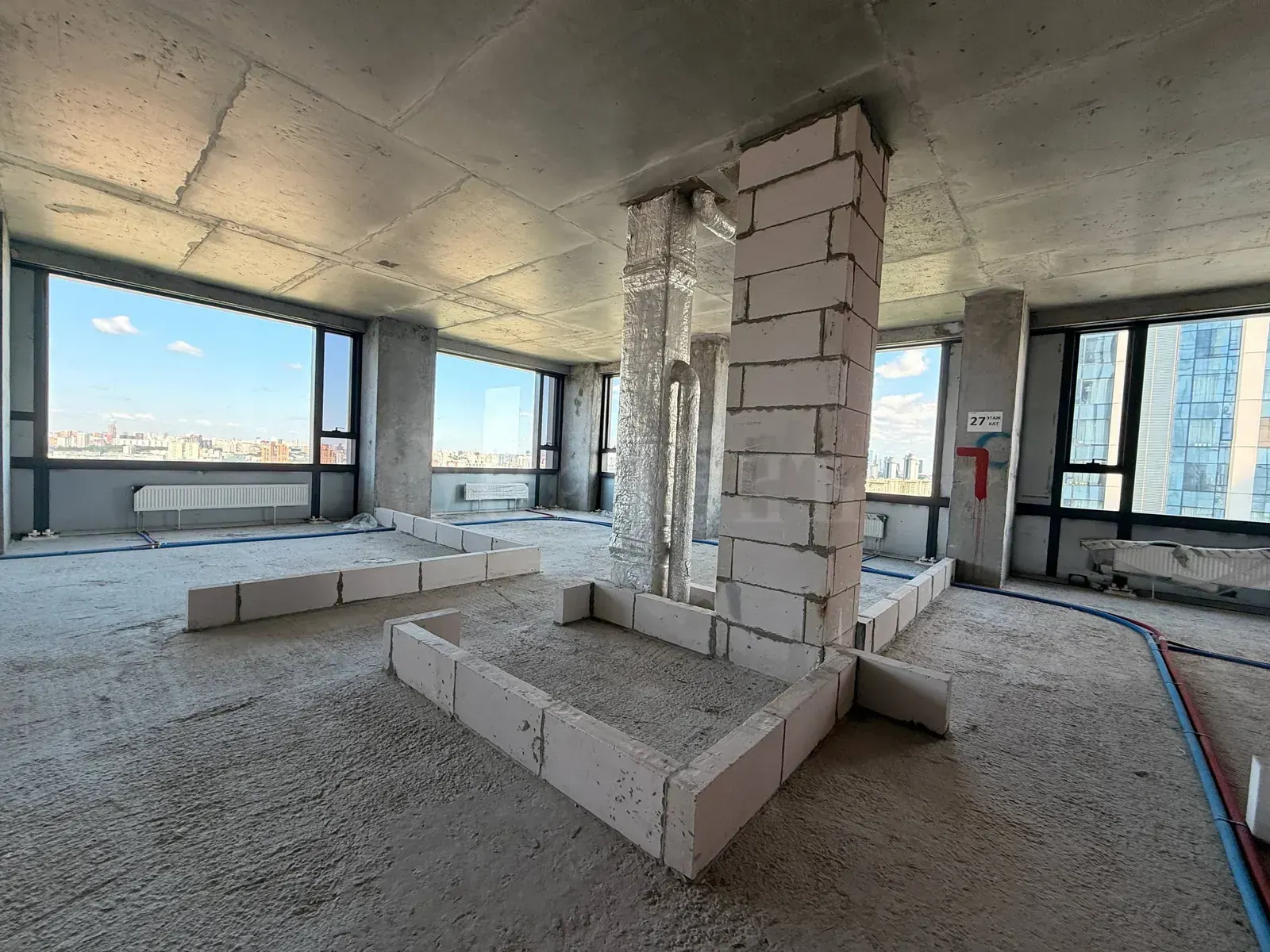 4-комнатная квартира 136 м² в ЖК «Небо — Небоскребы на Мичуринском, 56»