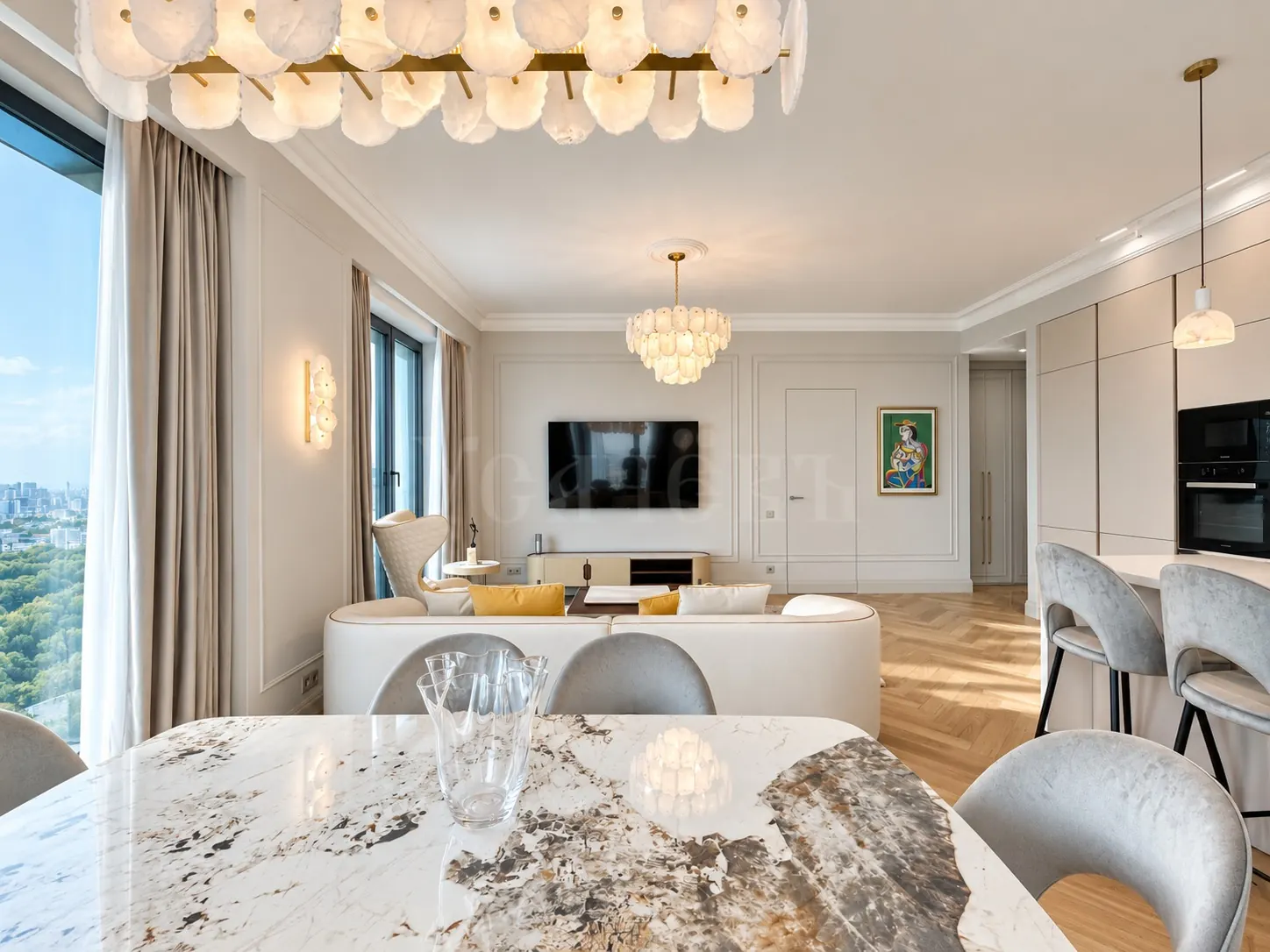 3-комнатная квартира 134,4 м² в ЖК «Прайм Парк»