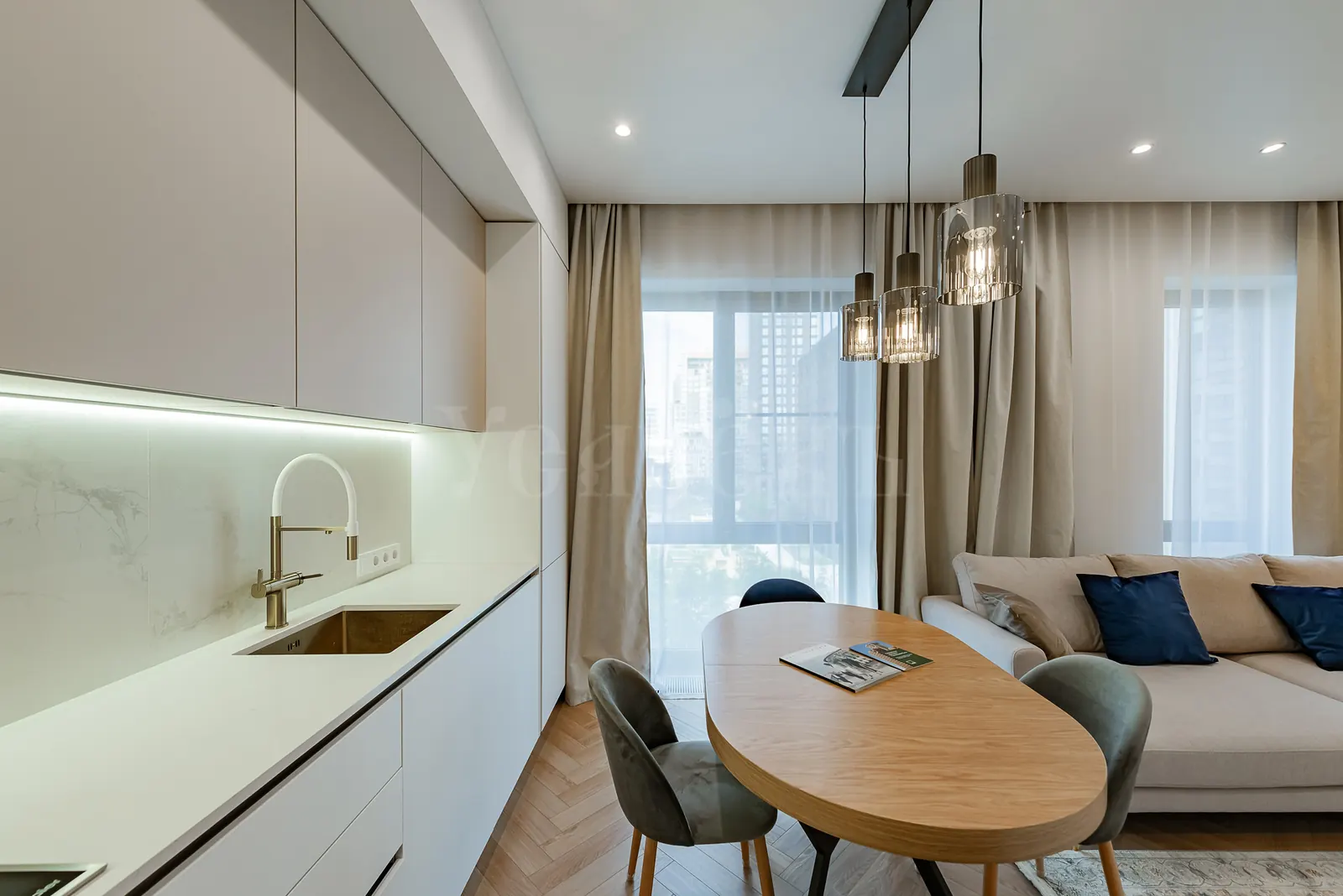 3-комнатная квартира 64,3 м² в ЖК «Левел Павелецкая Сити»