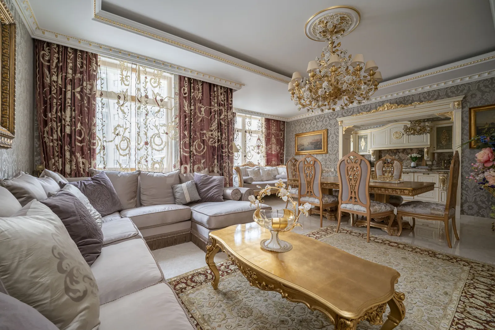 4-комнатная квартира 168,5 м² в ЖК «Dominion»