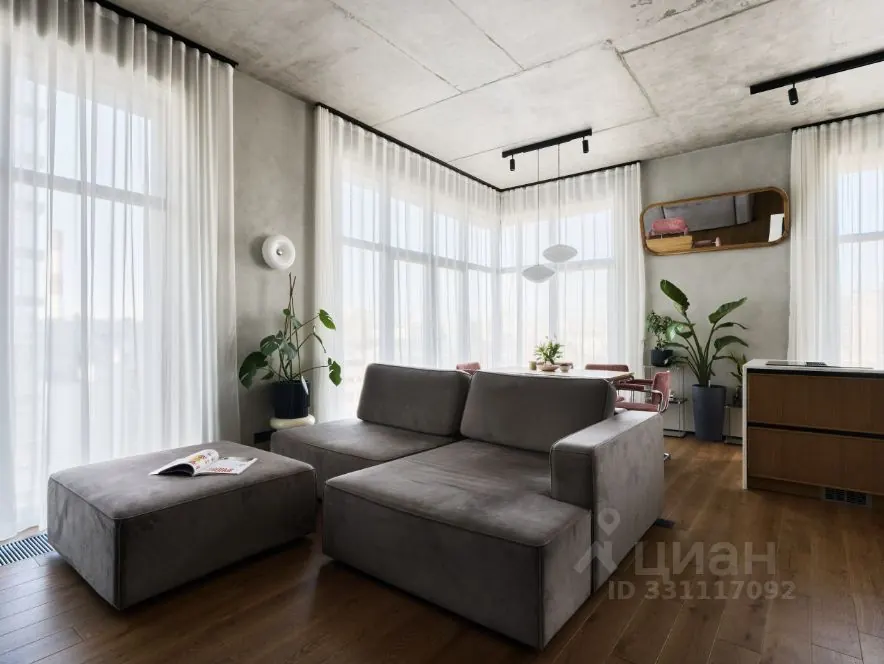3-комнатная квартира 67,7 м² в ЖК «Зорге 9»